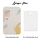 100 Pieces Keychain Display Cards with Self-Sealing Bags, 3'' x 4.7'' Keychain Cards Holder for Display Keyring Cards Jewelry Packaging Supplies (Plant)